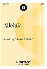 Alleluia SATB choral sheet music cover